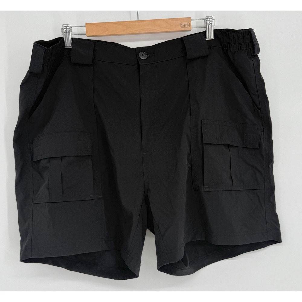 Weekender Mens Black Cargo Shorts Nylon Spandex‎ Stretch Tactical Hiking Sz 42